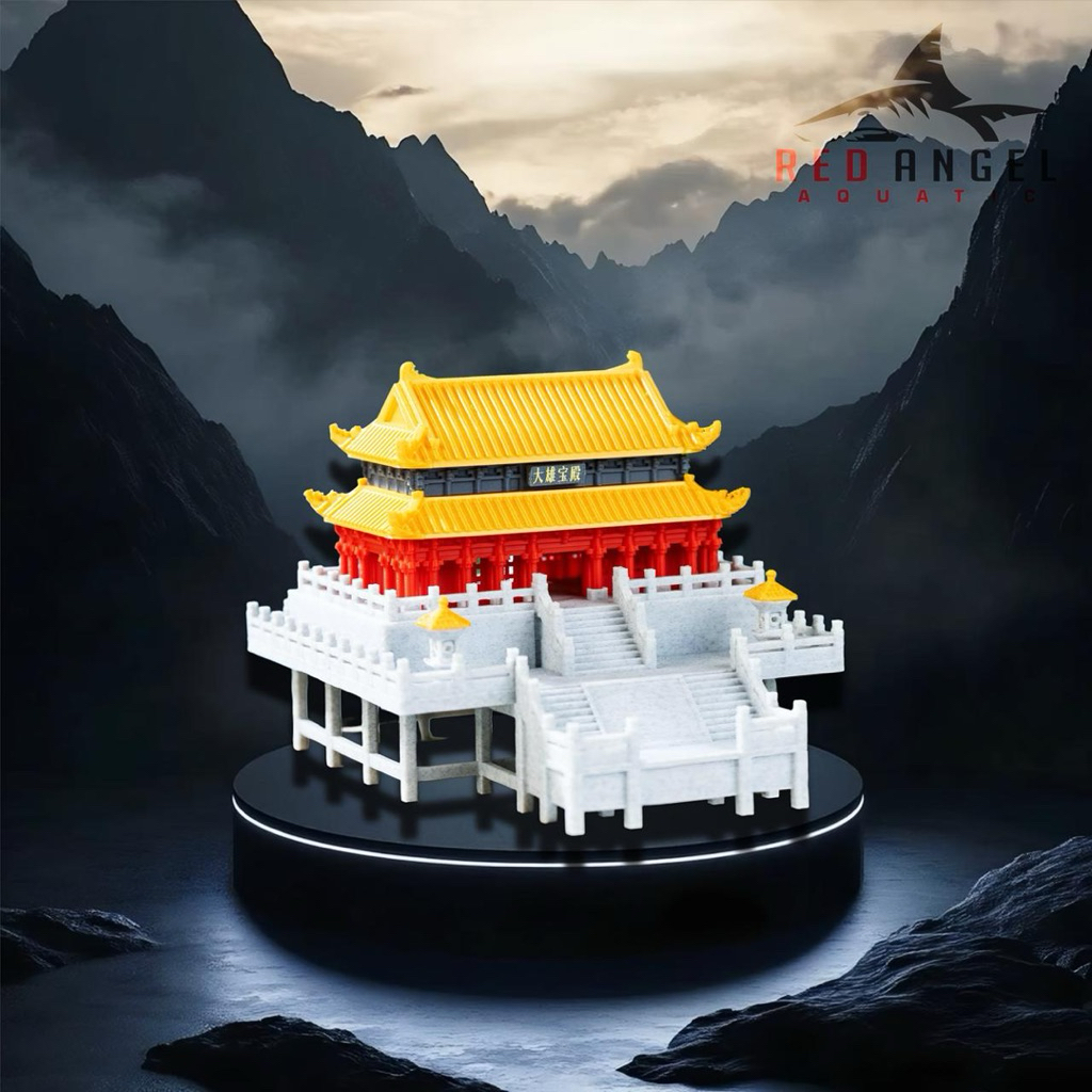 MINIATUR ISTANA GOLD HIASAN AQUARIUM DIORAMA AQUASCAPE PALUDARIUM