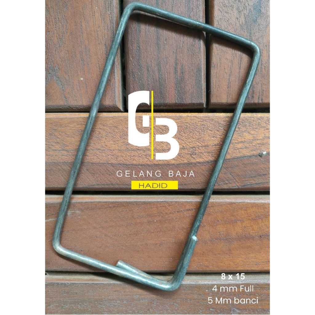 Besi Begel / Ring Behel / Kolom Besi / Cincin Ring Besi 8x15 5Mm Banci / 4Mm full /