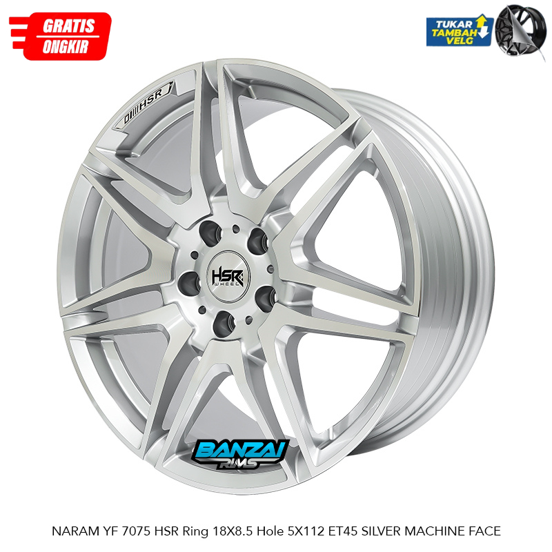 VELG HSR NARAM R18X8,5 HOLE 5X112 FOR MERCEDES BENS