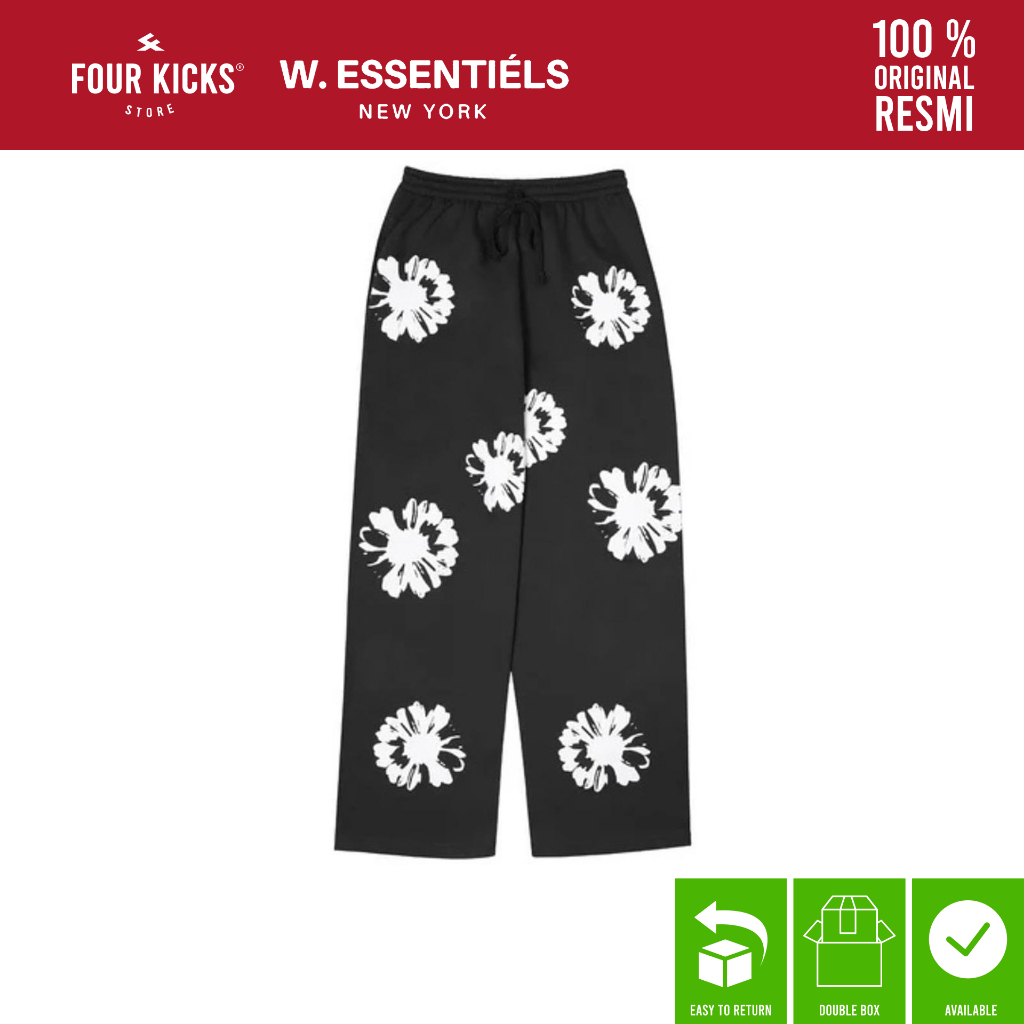 W Essentiels Pants Valensole Black - 100% ORIGINAL RESMI
