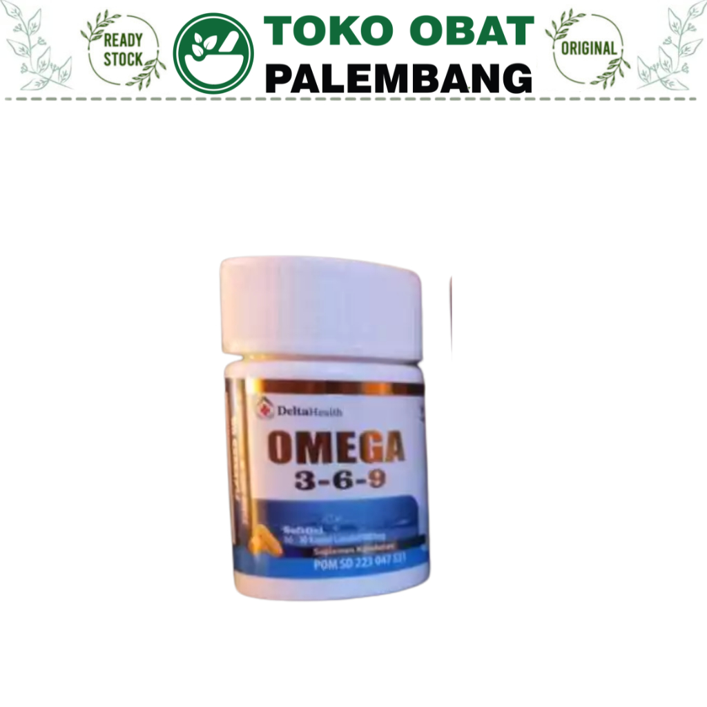 DELTAHEALTH OMEGA 3 6 9 30KAPSUL OMEGA 369 FISH OIL OMEGA3-6-9 MINYAK IKAN