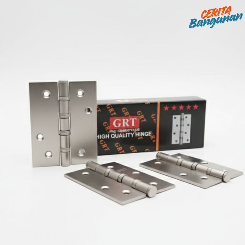 Engsel Pintu Jendela 4" 4 Inch Tebal GRT / NETZ SN