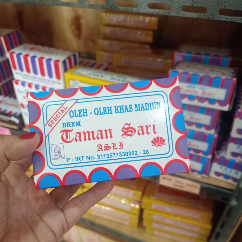 Brem Madiun, Brem Asli Oleh Oleh Khas Madiun, Brem Taman Sari, Brem Lurik Taman Sari isi 5 Batang Ko