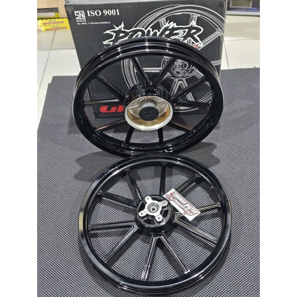 VELG POWER GP WHEEL JUPITER Z - FIZR 160 185 R17 BLACK