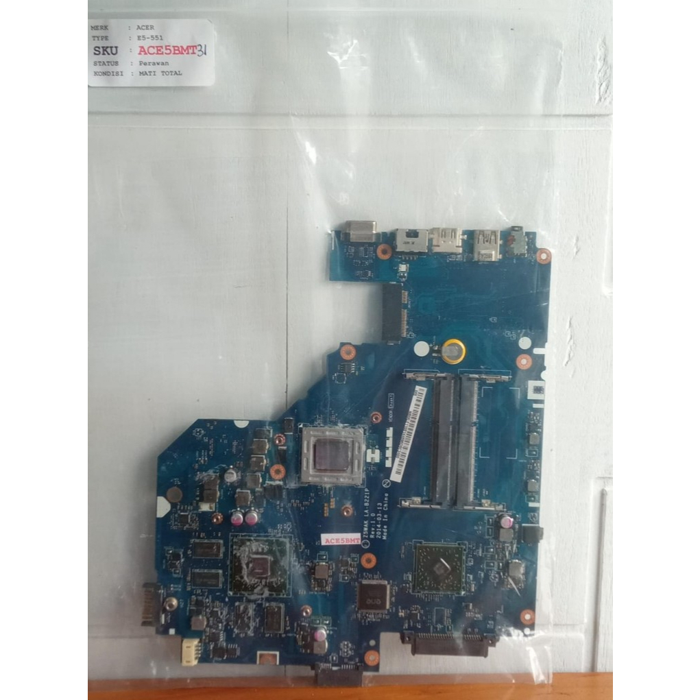 Motherboard Laptop Acer E5-551