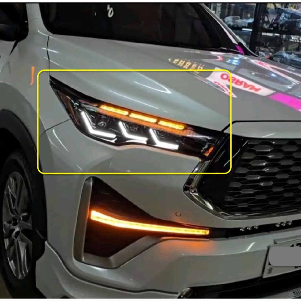 Head Lamp LED Projector Import Welcome Light Innova Zenix