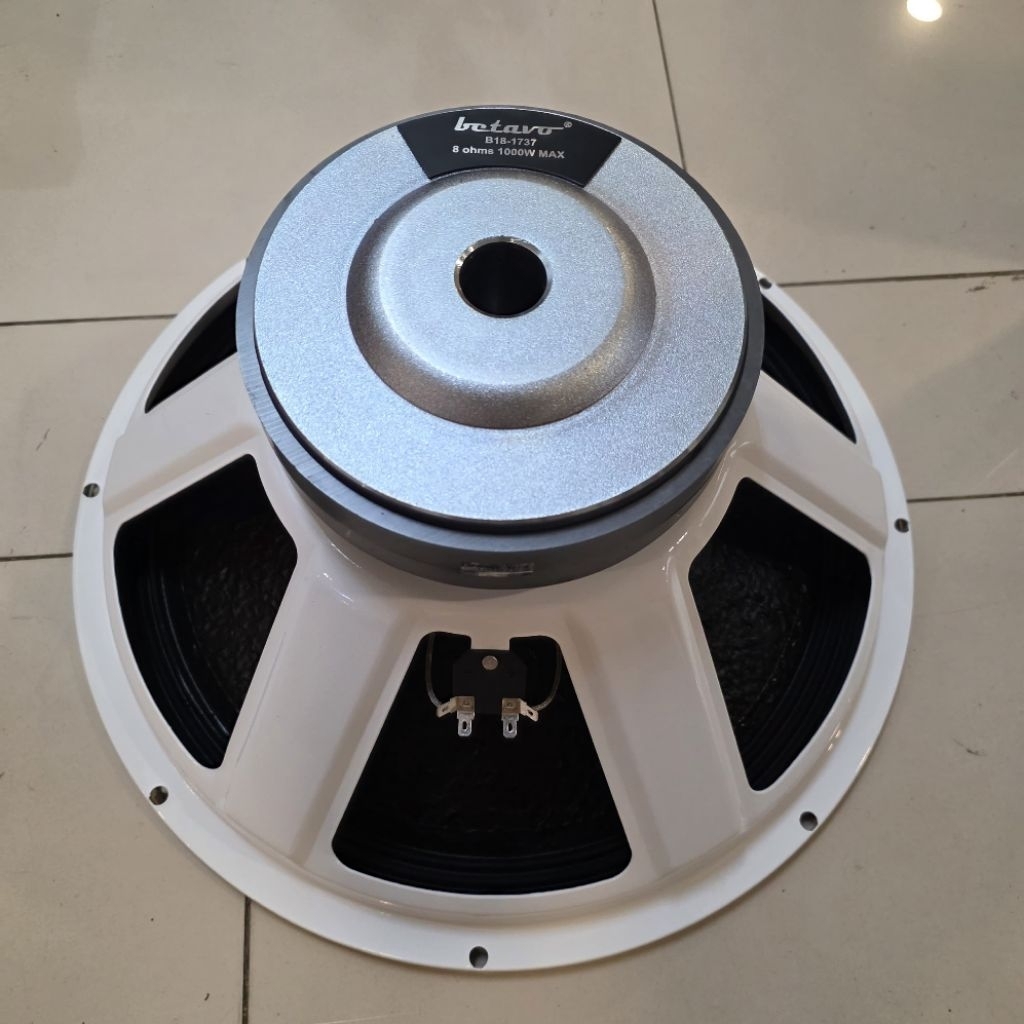SPEAKER SUBWOOFER 18 INCH BETAVO B18-1737 DOUBLE MAGNET 1000 WATT VC 4 INCH B18 1737 ORIGINAL