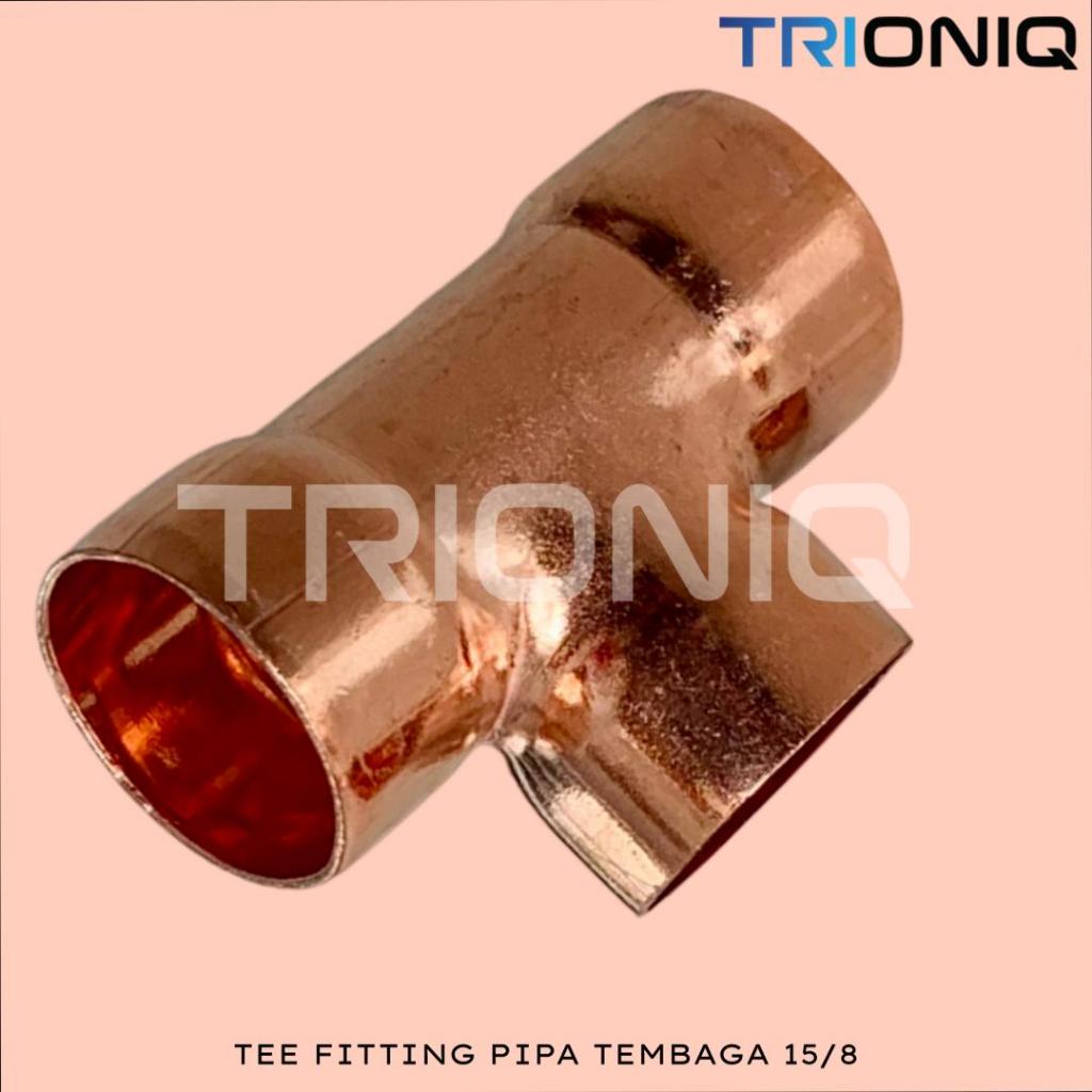 TEE FITTING PIPA TEMBAGA 15/8