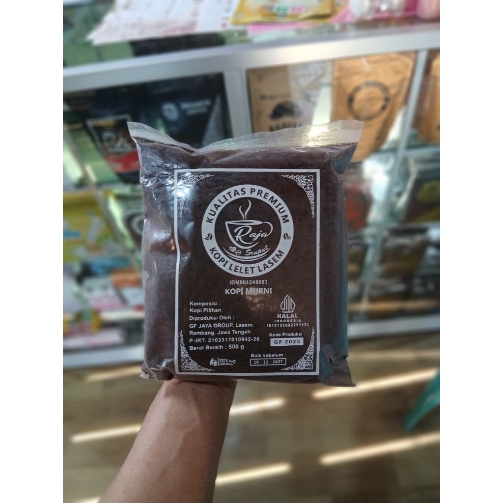 KOPI RAJA SRUPUT LELET LASEM MURAH BERKUALITAS MURNI ROBUSTA KHAS LASEM REMBANG SARANG BREWOK GRANAT