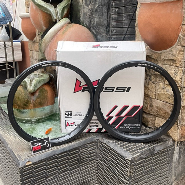 Velg Rossi WM Ring 16 Uk 140 160 185 215 Hole 36 HITAM Velg ring 16 Harga satuan