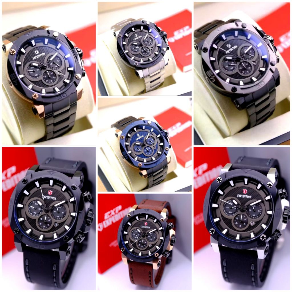 E6606 Jam Tangan Pria Expedition 6606 Original E 6606