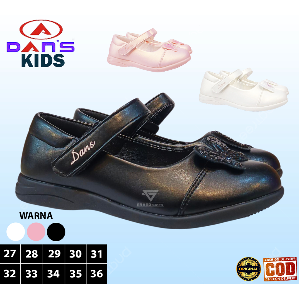 DANS LEXIEL Sepatu Flat shoes pita cantik Impor Casual Pesta Sekolah Anak perempuan original