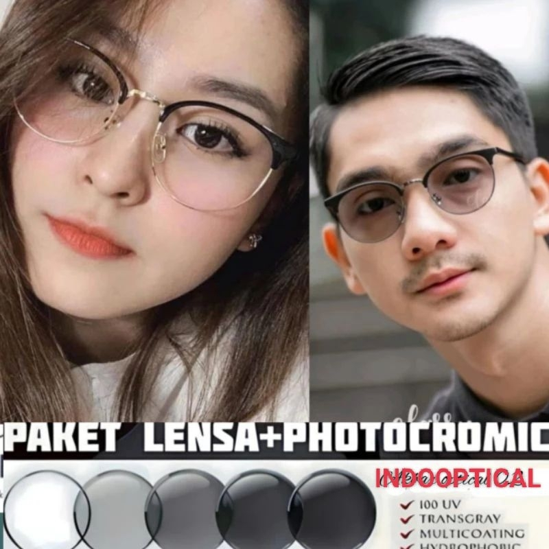 Kacamata Korea 6214 Kacamata Photocromic Kacamata Minus Kacamata Sekolah Kacamata Blueray Kacamata B