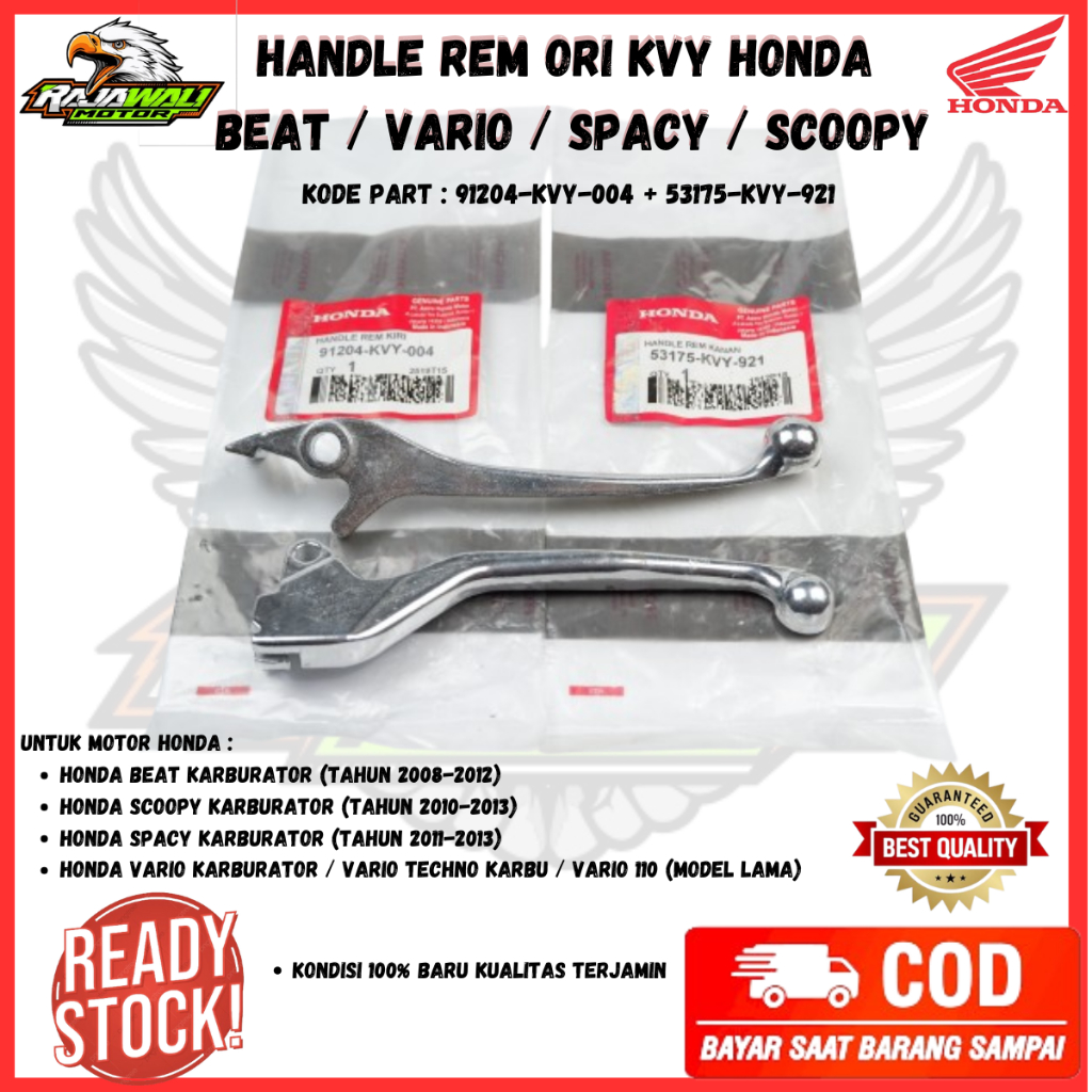 hendel rem beat ori - hendel rem beat karbu 1 set - Handle Rem Satu Set Kanan Kiri Honda vario Karbu