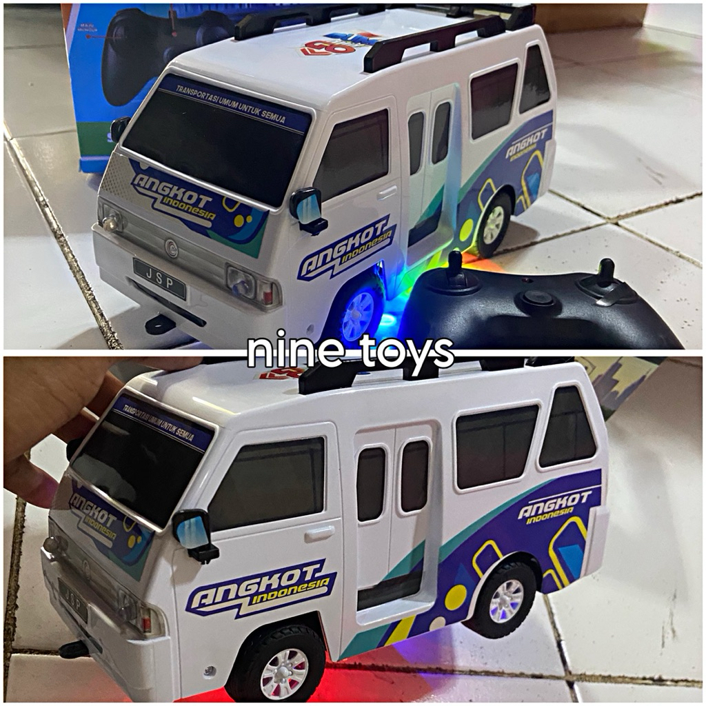 NEW MODEL REMOTE CONTROL ANGKOT MAINAN MOBIL RC ANGKOT JAKLINGKO MAINAN MOBIL REMOTE CONTROL ANGKUTA