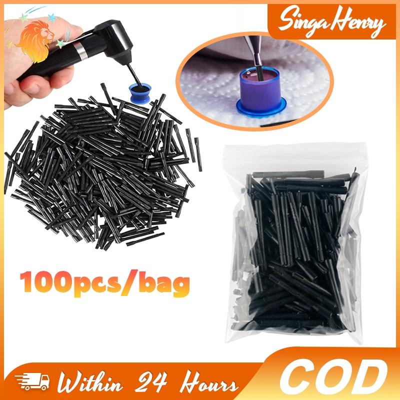 100PCS Alat Mixer Tinta Tato Stick Pengaduk Disposable 100 Batang Untuk Studio Dan Pemula