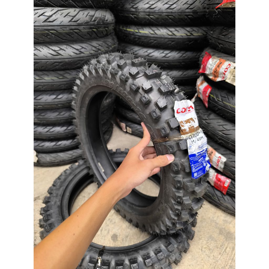 Baru Ban Mini Trail Corsa Mt Cross X  Ukuran 90/100 Ring 14 Tubetype Tahun Pembuatan 2024.