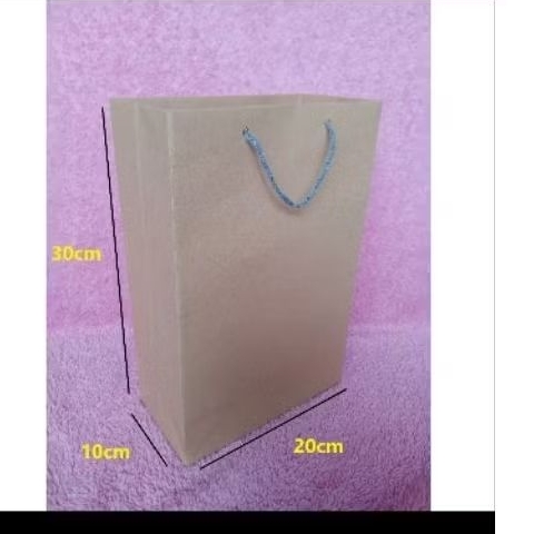 tas kertas panjang coklat