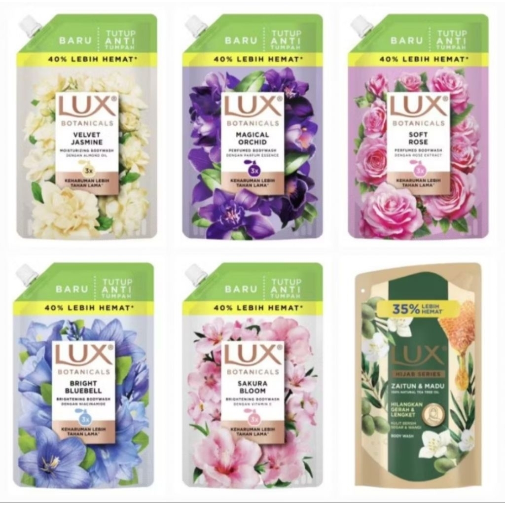 Sabun Mandi Cair Lux Botanicals 800ml All Varian