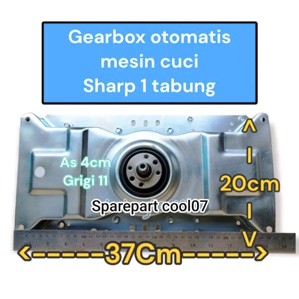 Gearbox Mesin cuci Sharp 1 tabung ES F800H Gear box Top Loading Sharp full