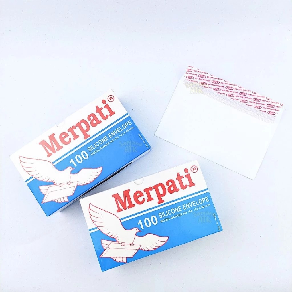 AMPLOP PUTIH  MERPATI 100 AMPLOP PUTIH POLOS BESAR DENGAN PEREKAT Amplop Putih Merpati
