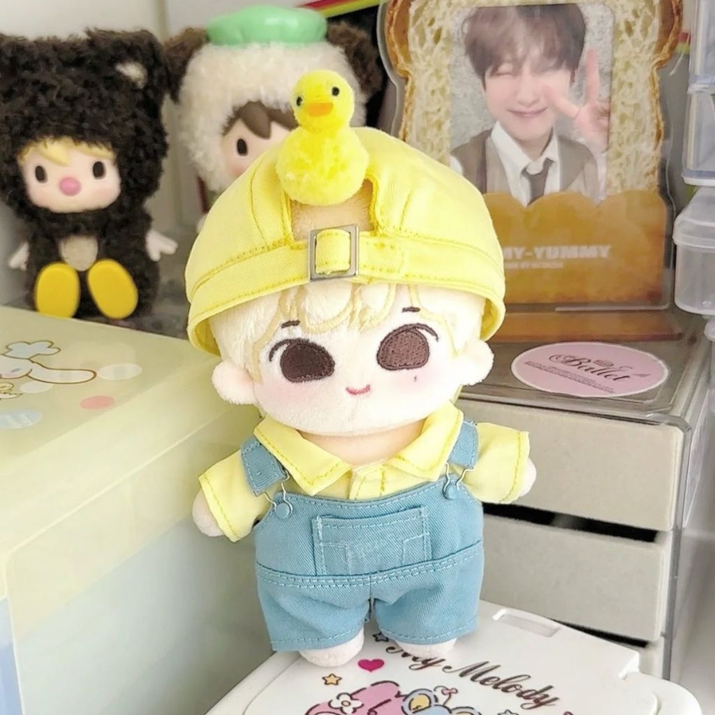 10CM KPOP DOLL ENHYPEN SUNOO QIBAO WITH SKELETON KIM SUNOO