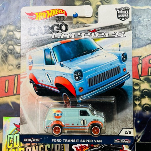 DIECAST HOT WHEELS FORD TRANSIT SUPER VAN COLLECTOR
