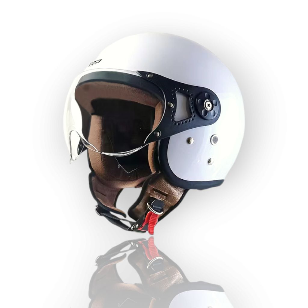 Helm Bogo Retro Hijab Wanita Dewasa Clasik-Helm Hijab