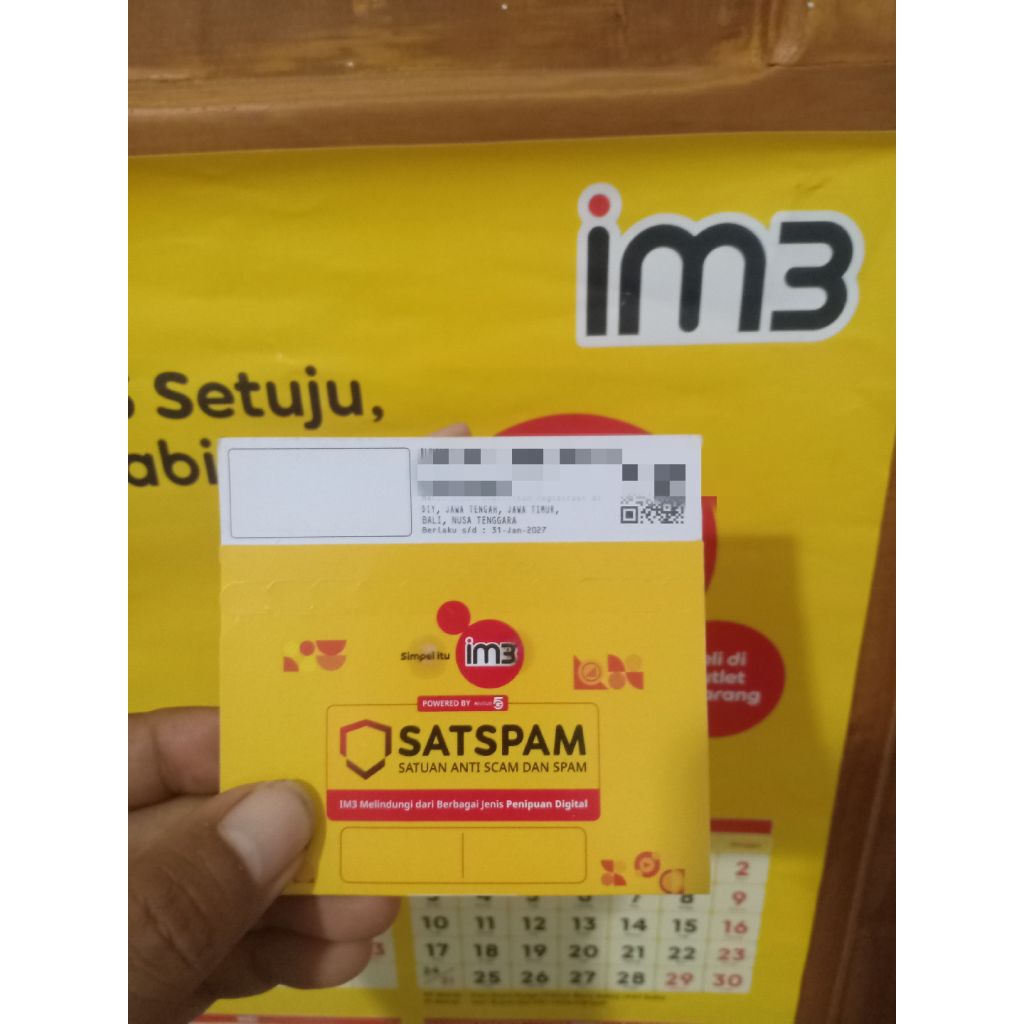 KARTU PERDANA INDOSAT OOREDOO ZERO (SEGEL)