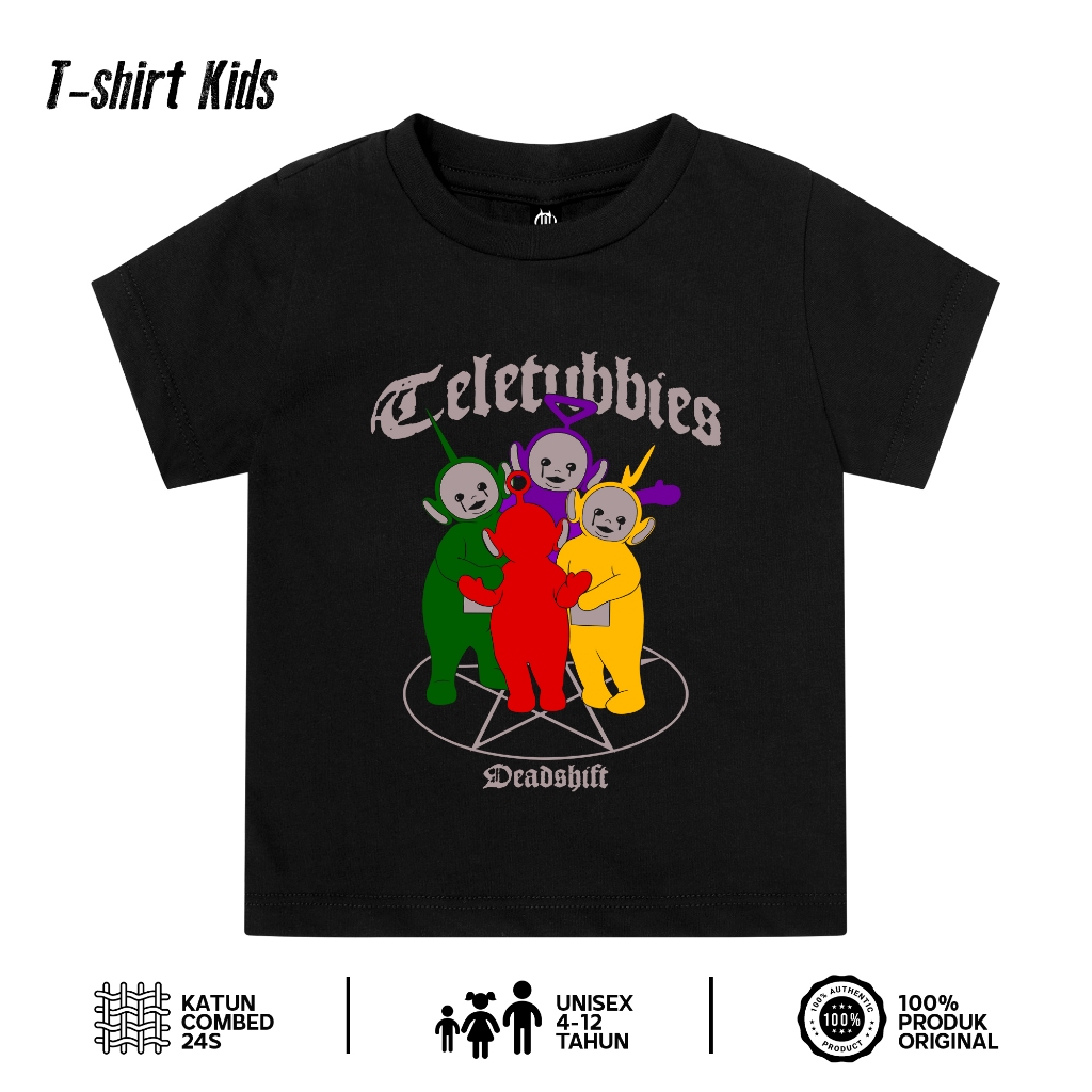 Kaos Anak Unisex - Deadshift Svara Tshirt Teletubbies - Limited Edition