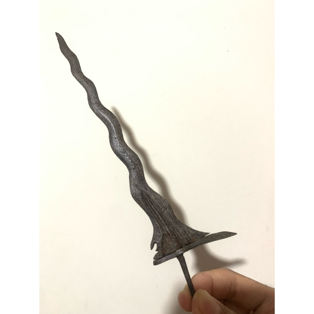 Keris Sabuk Inten Jimatan Sepuh Temuan Lokasi