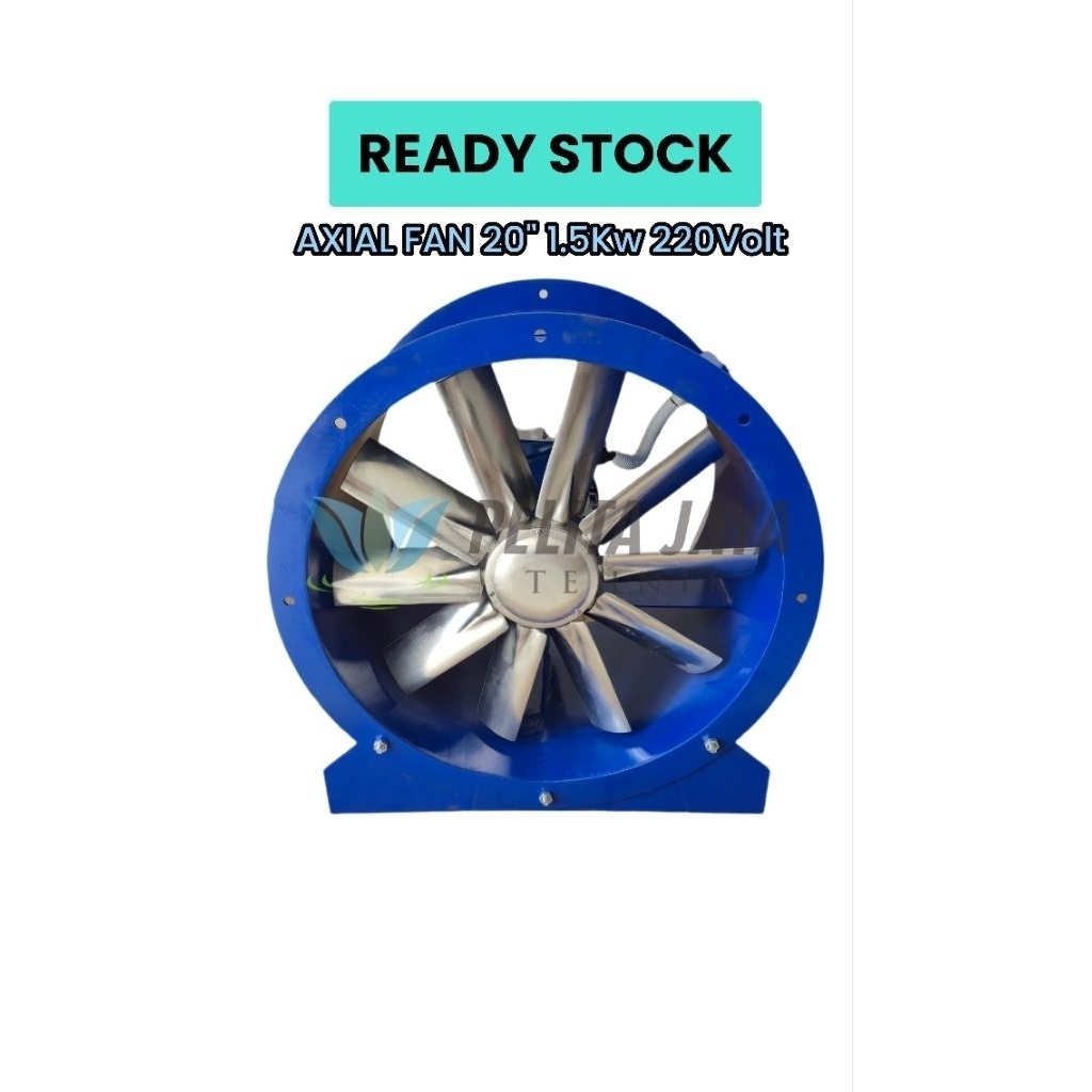 Axial Fan 20 inch 1.5 Kw 220 Volt 1400 Rpm PJT FAN - blower axial fan 20"