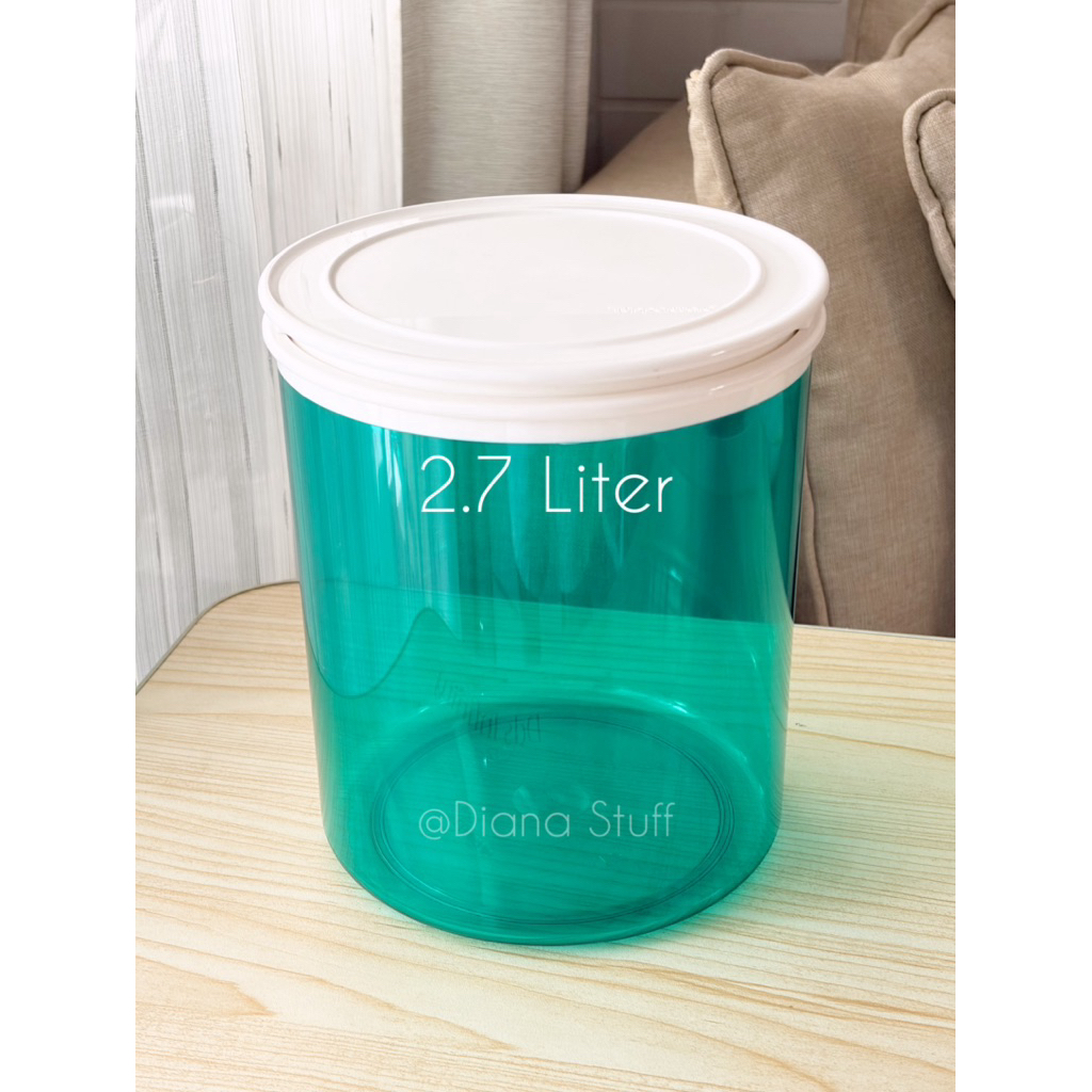 toples kristal Jolly keeper 2.7Liter tupperware new