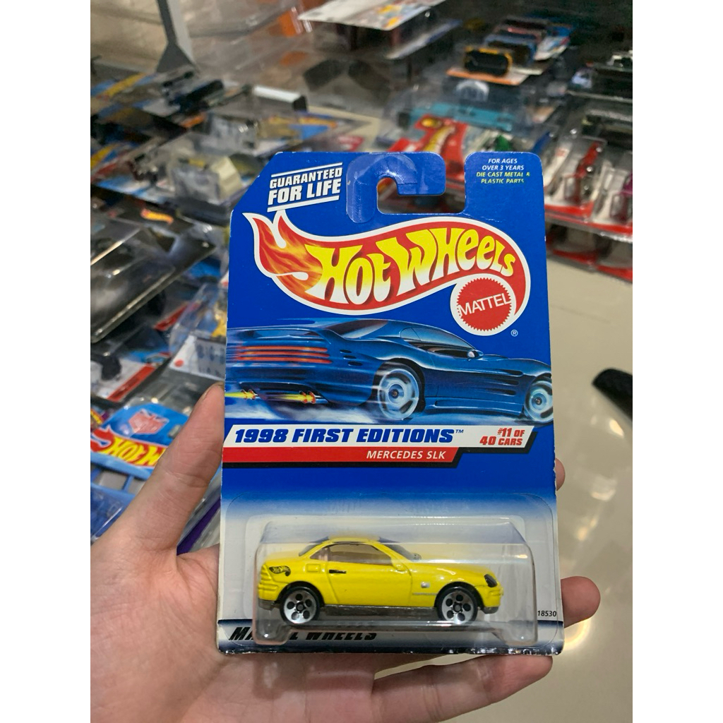Hotwheels Mercedes SLK Yellow 1998 First Editions