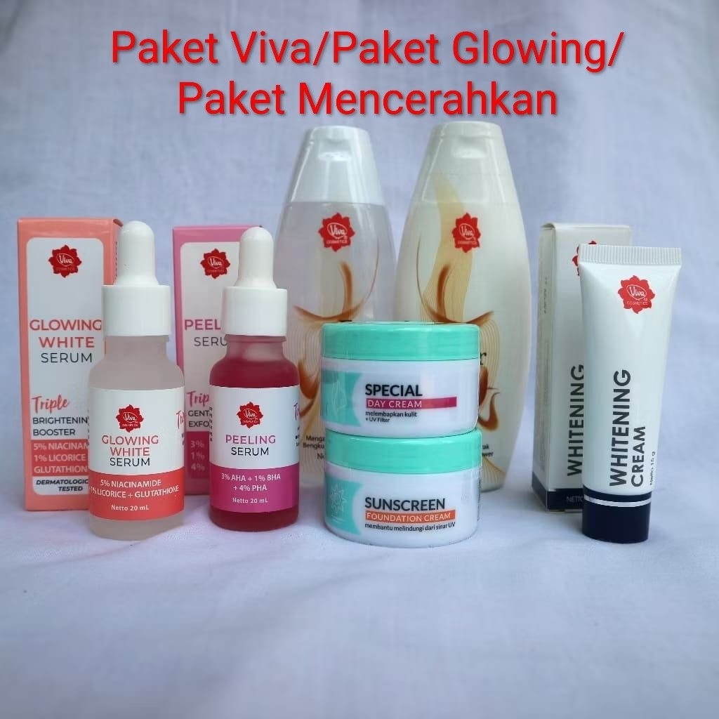 PAKET VIVA/PAKET GLOWING/PAKET MENCERAHKAN