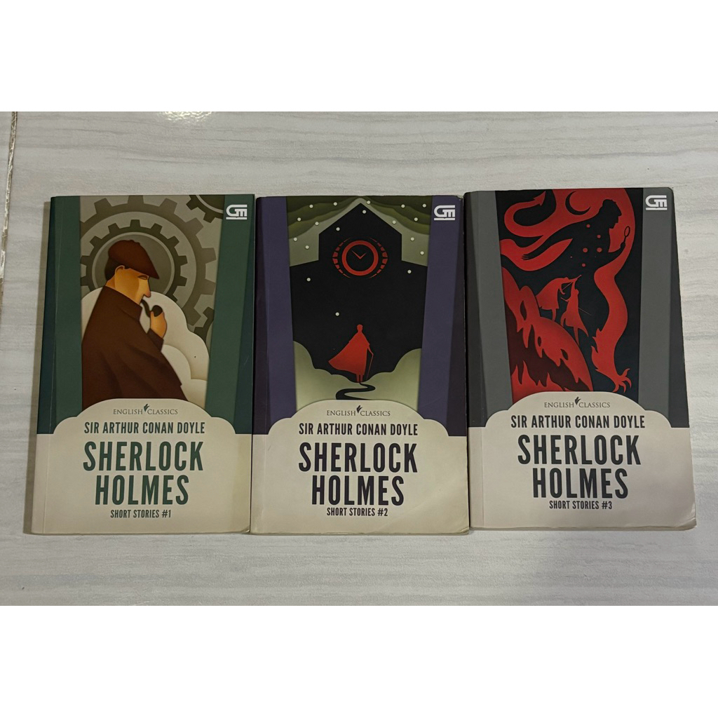 (Ready) Buku Sherlock Holmes Series Bahasa Inggris Gramedia