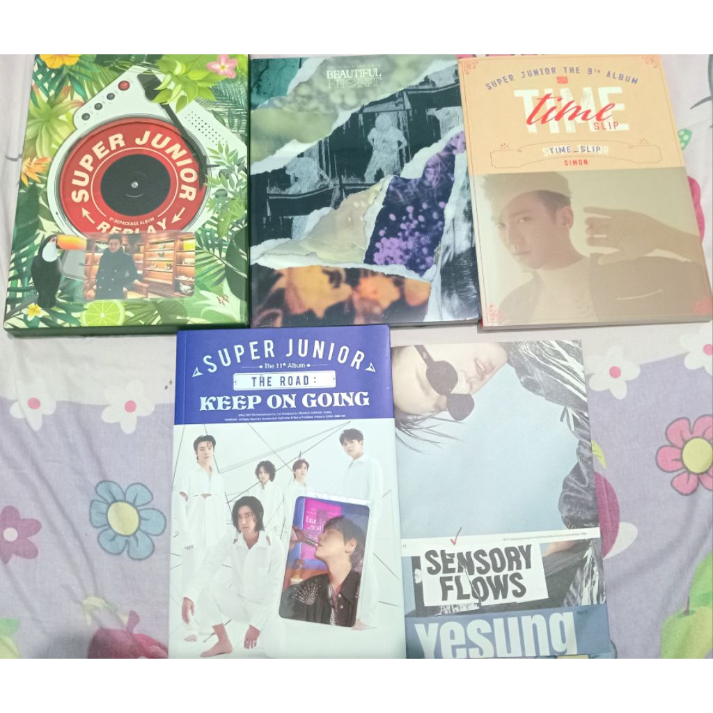 Super Junior Album Only Timeless Set Timeslip Replay Kyuhyun Yesung Ryeowook Siwon Photocard Leeteuk