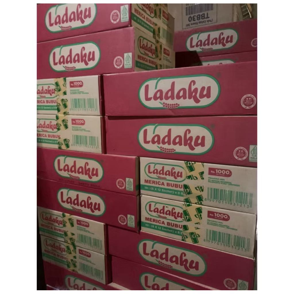 Ladaku 1 dus 48 renceng X 8 pack /merica bubuk 1 dus