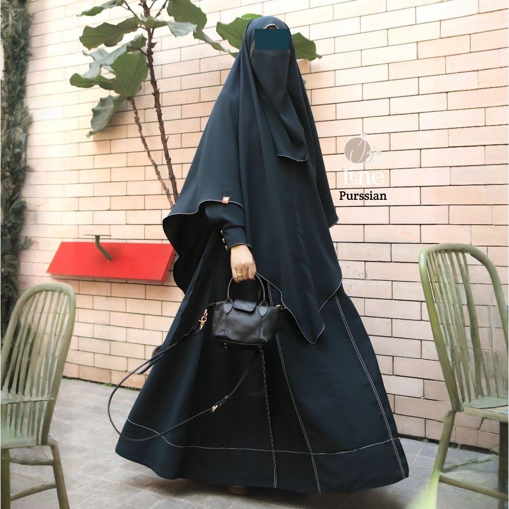 Gamis abaya syar'i line set jilbab cadar