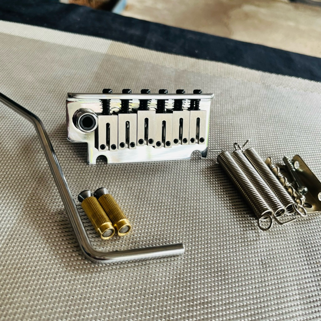 tremolo bridge GOTOH 510T series 2point pivot original warna chrome - tremolo gitar elektrik