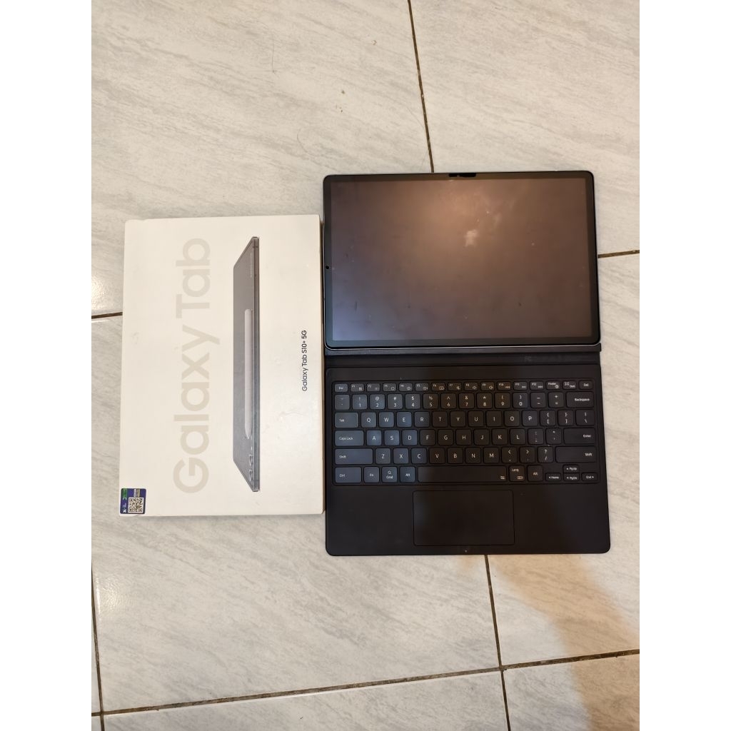 Samsung Tab S10 Plus 5G 12/256gb + keyboard ori sein second seken bekas