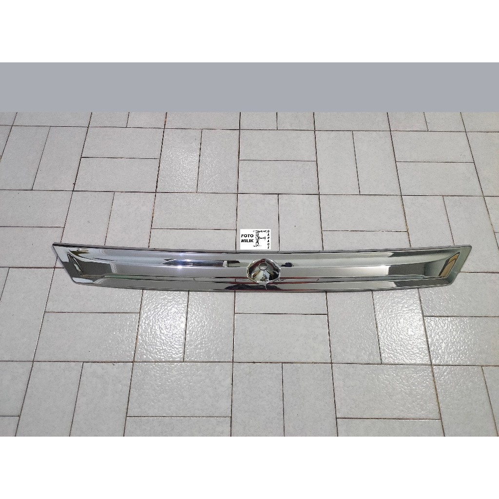 Honda Access Garnish Chrome Original Honda Brio Old Lama 2012 - 2018 Bagasi Bumper Bemper Belakang