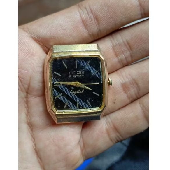 jam tangan citizen tank wanita manual MATI BAHAN bekas
