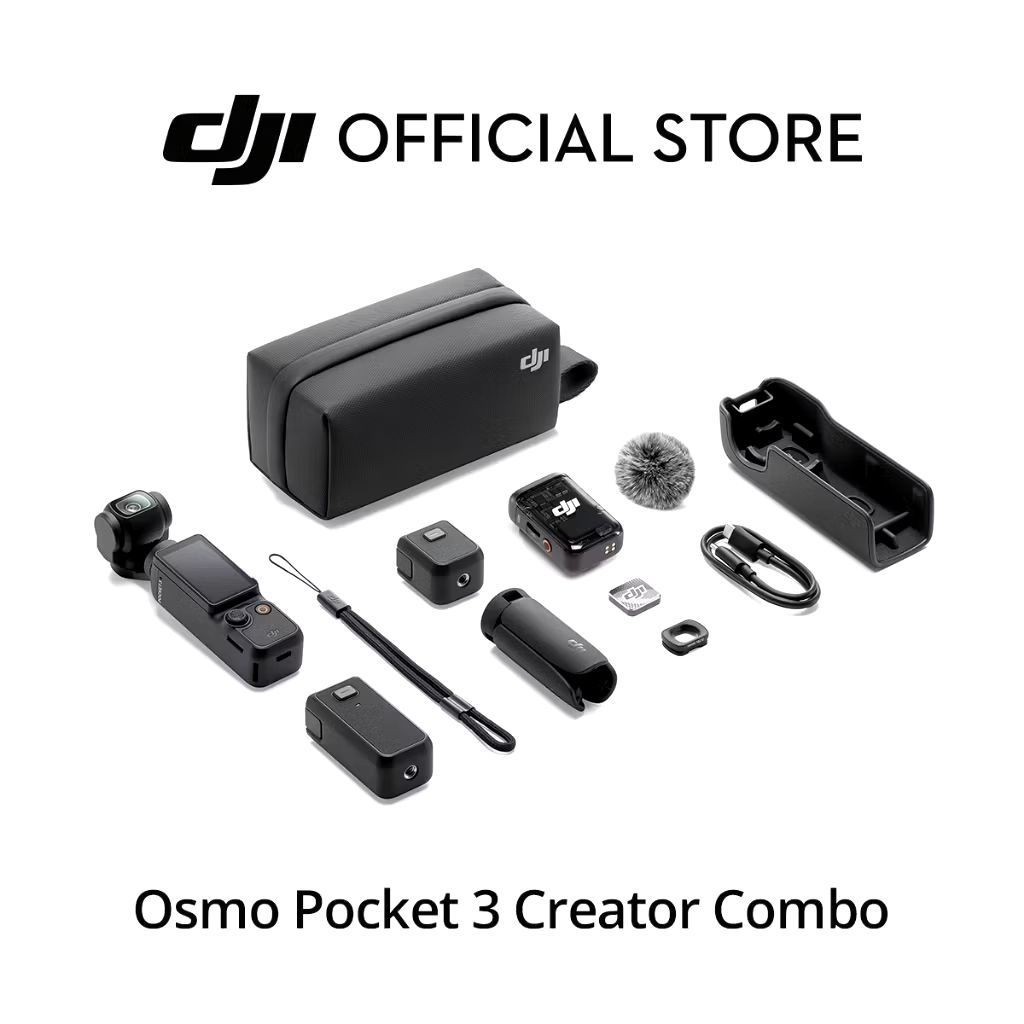 DJI Osmo Pocket 3 Creator Combo Bekas Rasa New (Masih Garansi Resmi TAM)