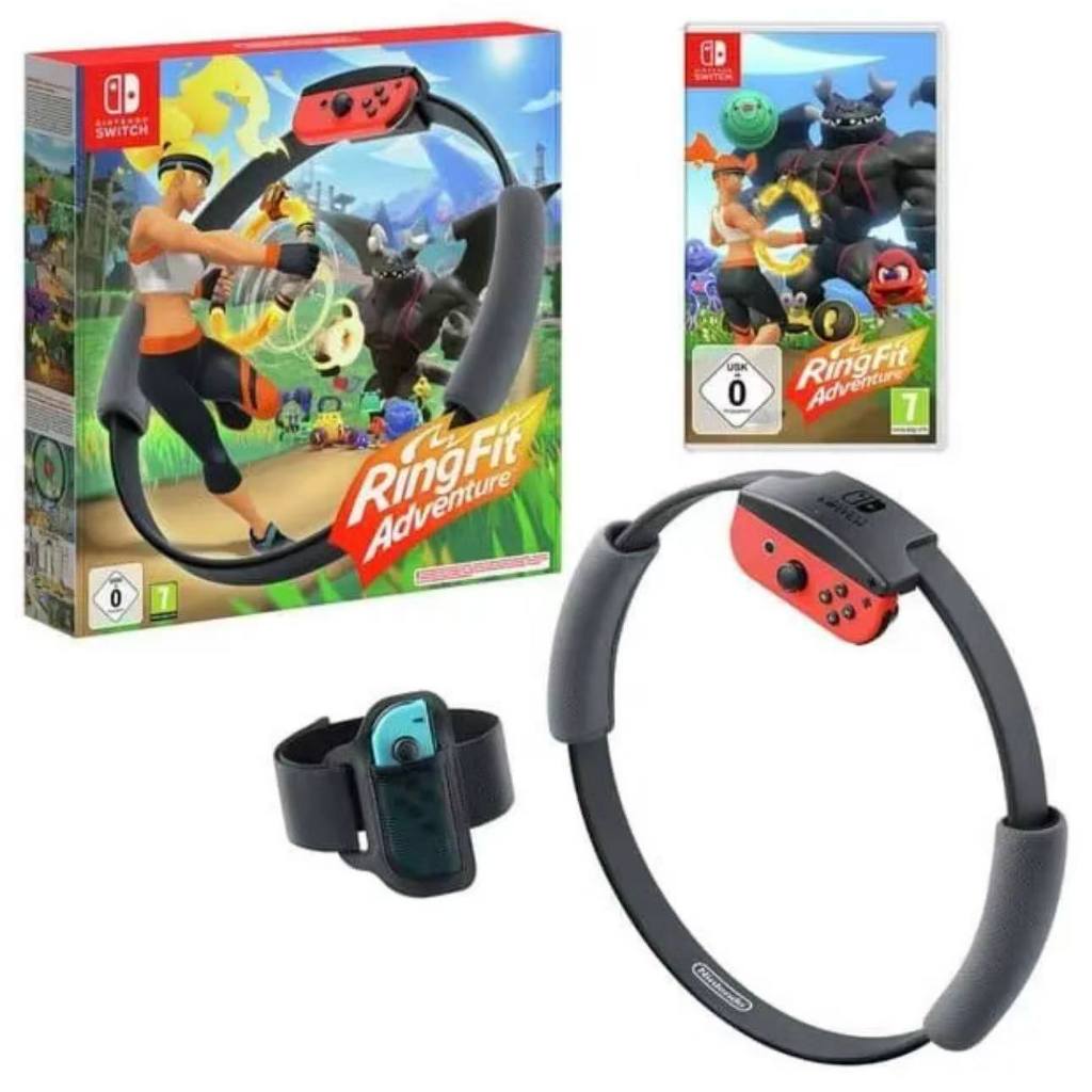 NINTENDO SWITCH RING FIT ADVENTURE +  KASET FISIK / RINGFIT ADVENTURE ENGLISH - USA MDE SAMA KASETNY