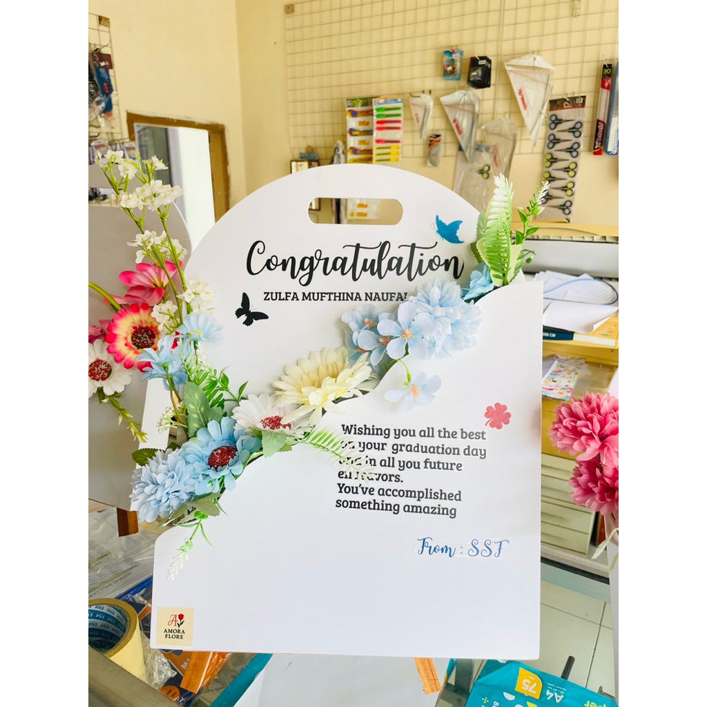 Flower Box Mini Papan Bunga Wisuda