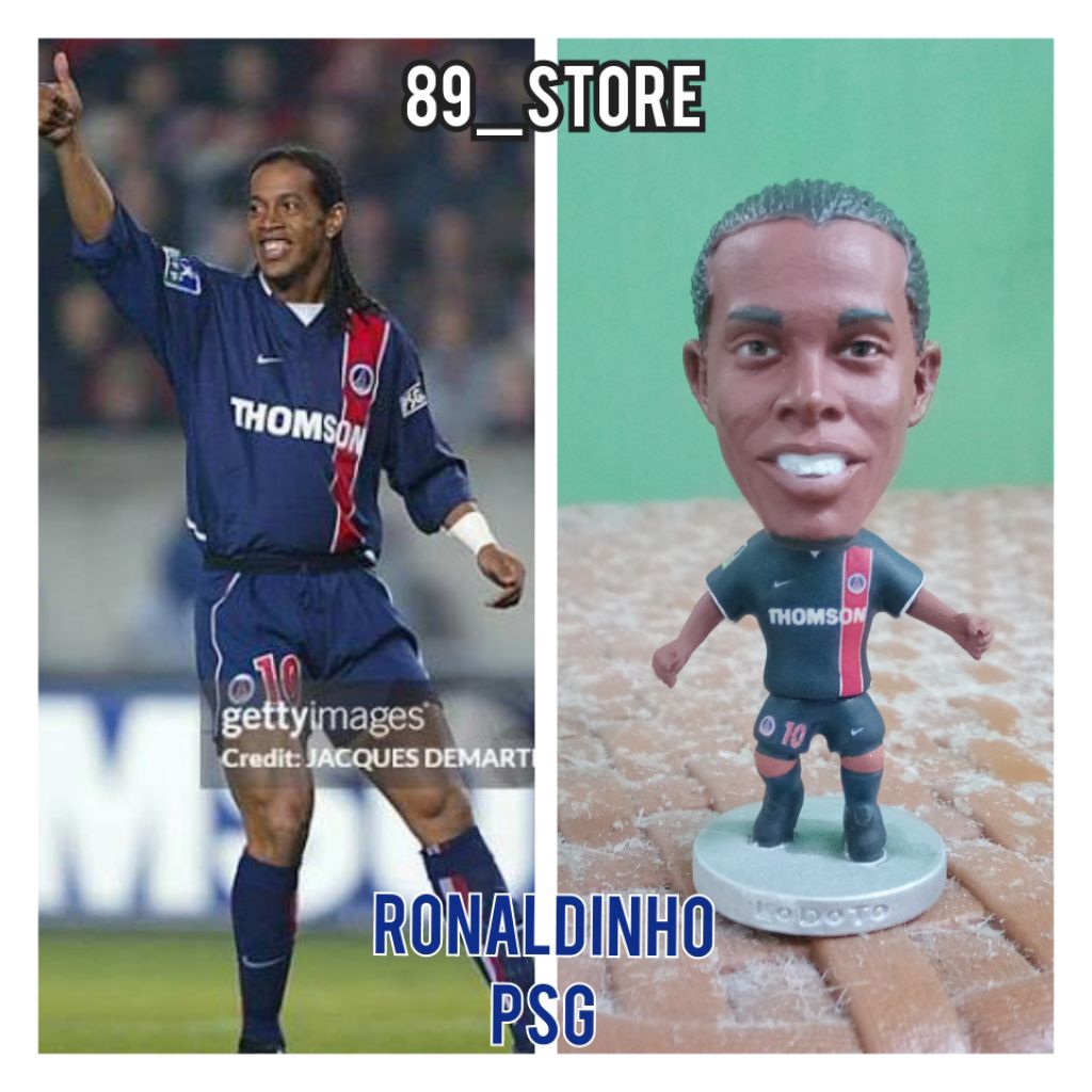 Pre Order Figure Soccer Repaint Kodoto Soccerwe Ronaldinho PSG