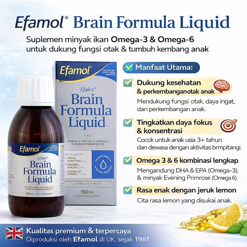 Efamol Efalex Brain Formula Liquid (150ml)