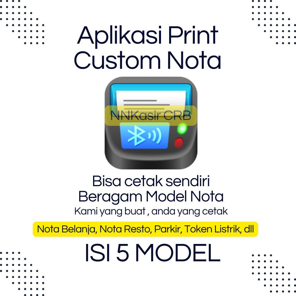 Aplikasi Cetak Nota Android thermer App Custom