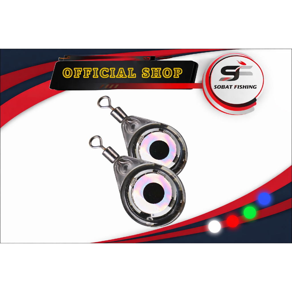 Fish Eye LED Lure Light - Mata Ikan Menyala jigging